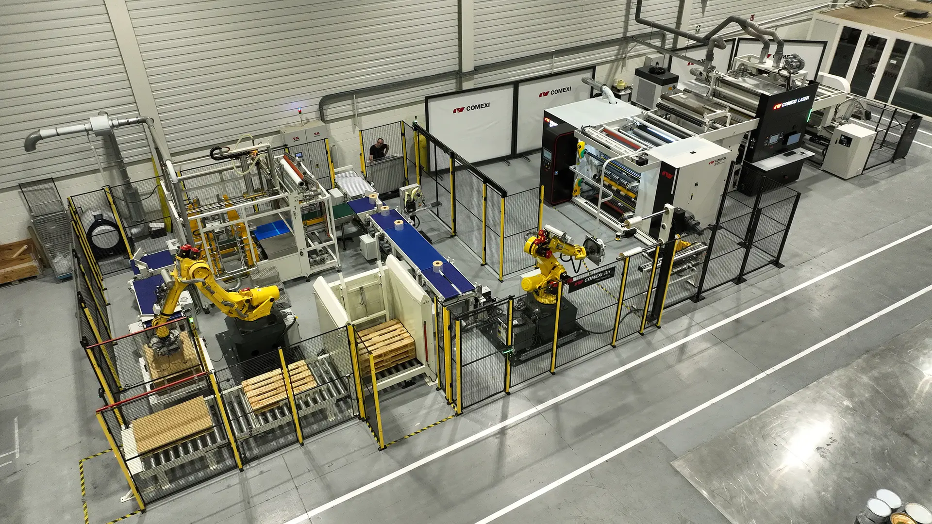 comexi manipulacion bobinas robots industriales